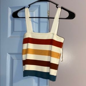 Striped crop top
